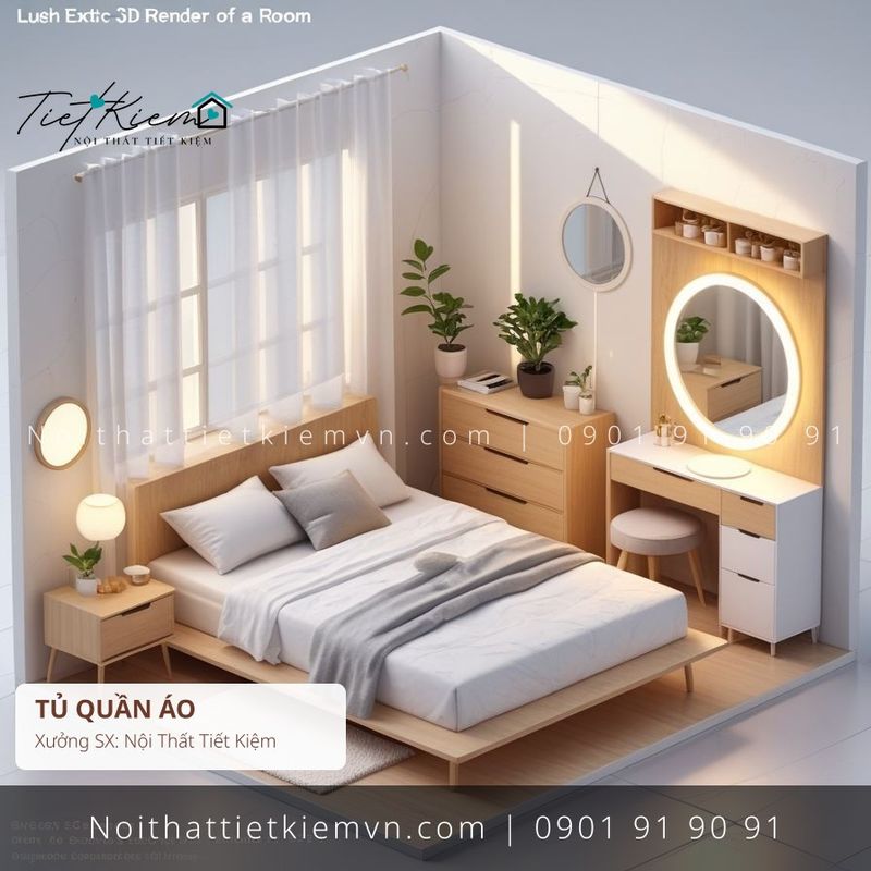 3 mẫu tủ quần áo MDF đẹp sang trọng giá rẻ - Tủ Quần Áo - Nội Thất Tiết Kiệm