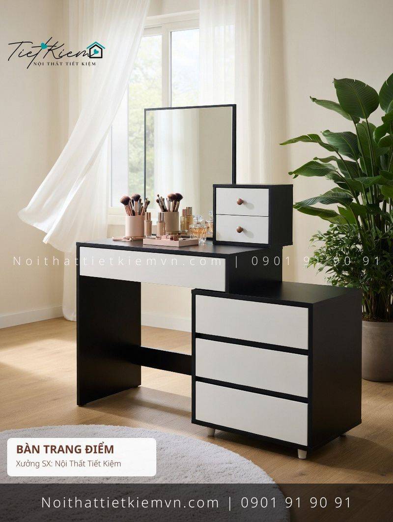 39+ bàn trang điểm cửa mở nâu đẽp giá rẻ - Bàn Trang Điểm - Nội Thất Tiết Kiệm