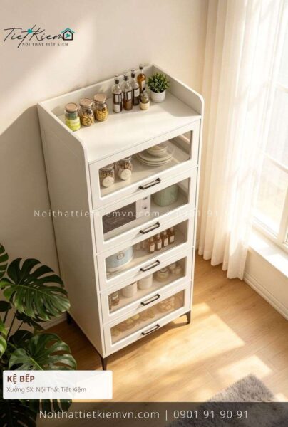 39+ kệ bếp cao cấp trendy giá rẻ 1 Kệ Bếp Nội Thất Tiết Kiệm HCM
