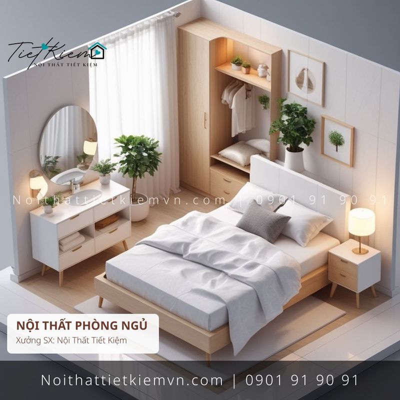 39 mẫu giường 1m4 nhỏ gọn cho studio giá rẻ - Giường Ngủ - Nội Thất Tiết Kiệm