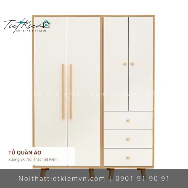 39+ mẫu tủ quần áo cao cấp nhỏ gọn cho chung cư giá rẻ 1 Tủ Quần Áo Nội Thất Tiết Kiệm HCM