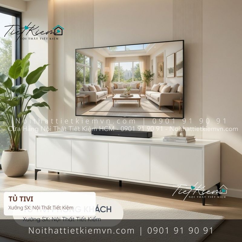 Kệ Tủ Tivi đẹp giá rẻ tại Nội Thất Tiết Kiệm HCM 39+ tủ tivi giá rẻ có ghế cho căn hộ - Kệ Tủ Tivi - Nội Thất Tiết Kiệm