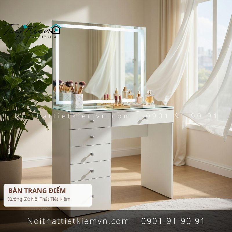 52+ bàn trang điểm đẹp nhà phố đẹp giá rẻ - Bàn Trang Điểm - Nội Thất Tiết Kiệm