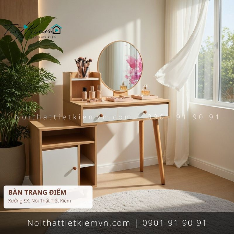 52+ bàn trang điểm đẹp nhà phố đẹp giá rẻ - Bàn Trang Điểm - Nội Thất Tiết Kiệm