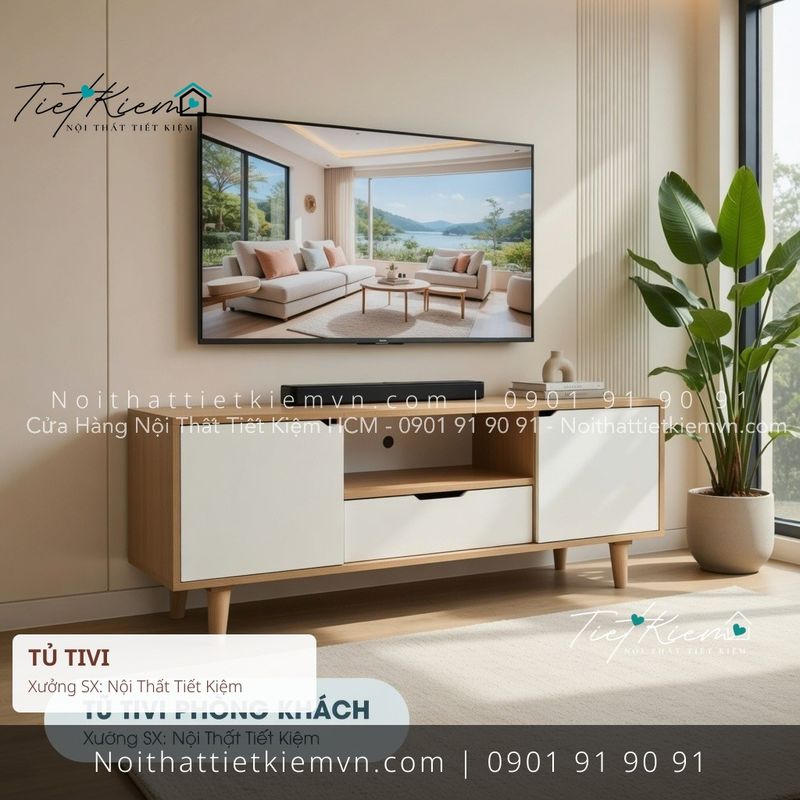 52 mẫu kệ tivi nhỏ gọn HCM giá rẻ - Kệ Tủ Tivi - Nội Thất Tiết Kiệm