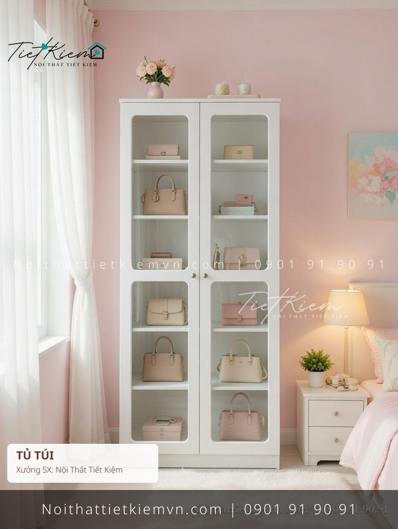 Tủ Túi đẹp giá rẻ tại Nội Thất Tiết Kiệm HCM 52+ mẫu tủ đựng túi xách nhiều tầng cho nhà phố giá rẻ - Tủ Túi - Nội Thất Tiết Kiệm