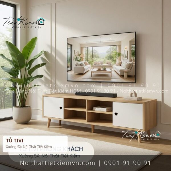 52 mẫu tủ tivi cao cấp có gương tân bình giá rẻ
