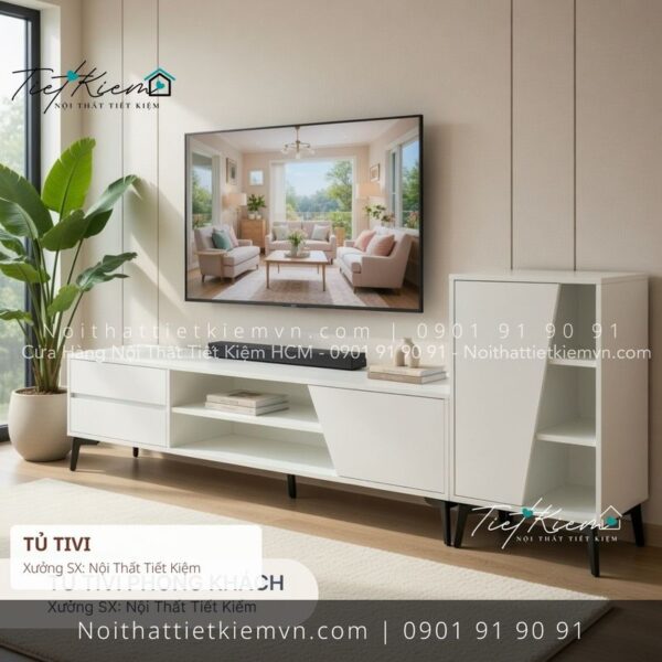 52+ tủ tivi giá rẻ đẽp Sài Gòn 1 Kệ Tủ Tivi Nội Thất Tiết Kiệm HCM