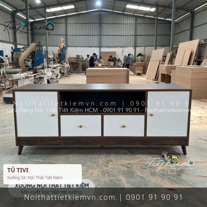 52+ tủ tivi phòng khách MDF căn hộ giá rẻ - Kệ Tủ Tivi - Nội Thất Tiết Kiệm