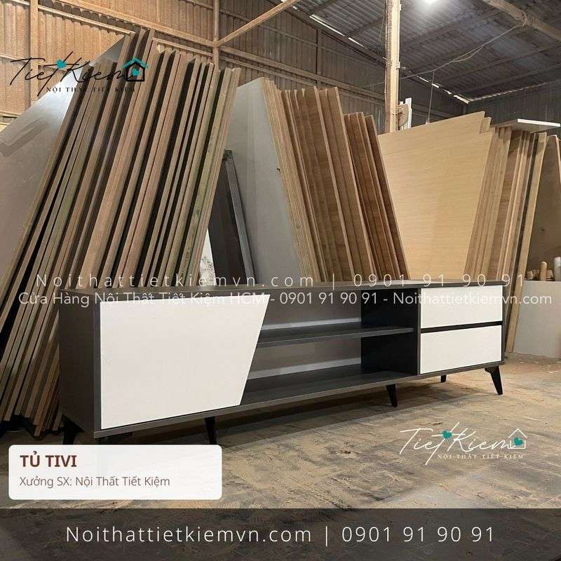 52+ tủ tivi phòng khách MDF căn hộ giá rẻ - Kệ Tủ Tivi - Nội Thất Tiết Kiệm
