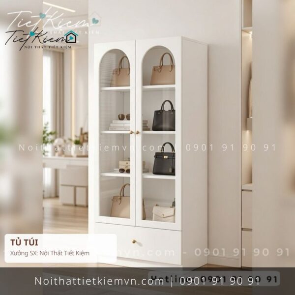 79+ tủ túi cửa kính gỗ cho căn hộ giá rẻ 1 Tủ Túi Nội Thất Tiết Kiệm HCM