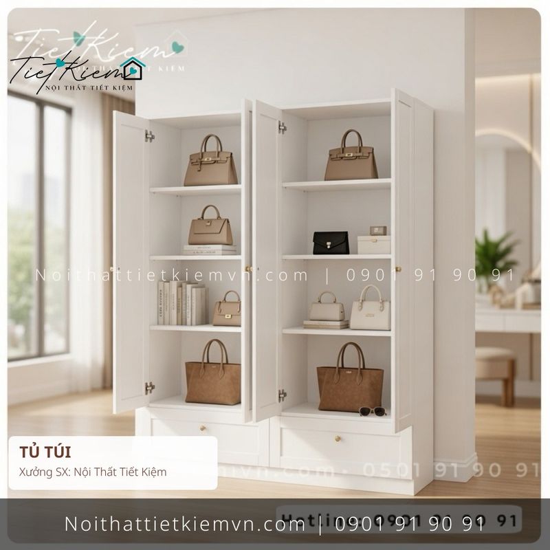 79+ tủ túi cửa kính gỗ cho căn hộ giá rẻ - Tủ Túi - Nội Thất Tiết Kiệm