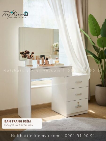 9+ mẫu bàn trang điểm có kéo nhỏ quận 2 giá rẻ 1 Bàn Trang Điểm Nội Thất Tiết Kiệm HCM