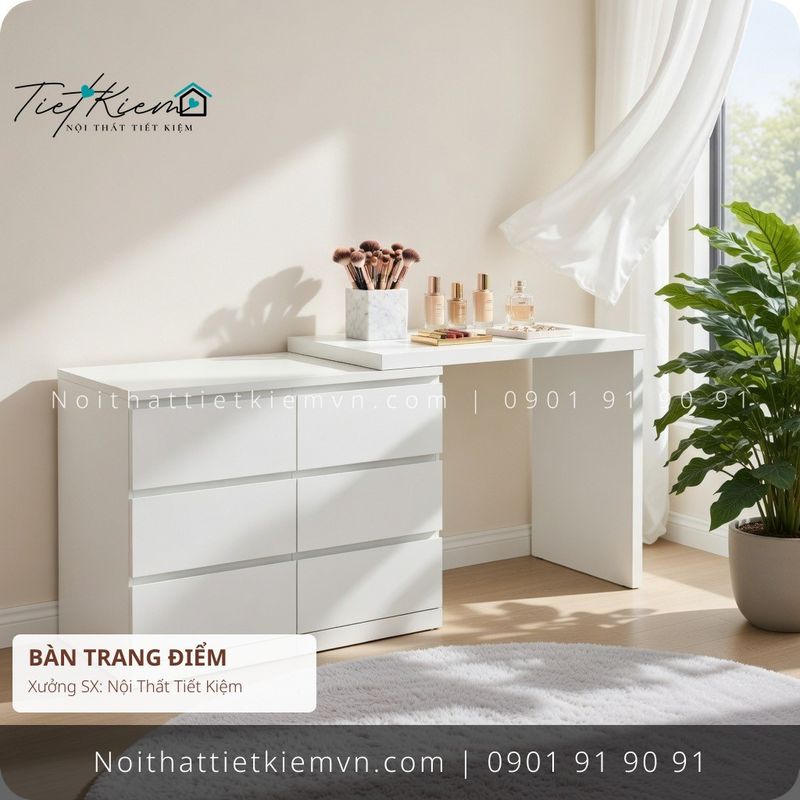 9+ mẫu bàn trang điểm có kéo nhỏ quận 2 giá rẻ - Bàn Trang Điểm - Nội Thất Tiết Kiệm