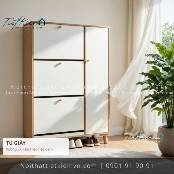 9+ mẫu tủ giầy dép HCM giá rẻ 1 Tủ Giày Nội Thất Tiết Kiệm HCM