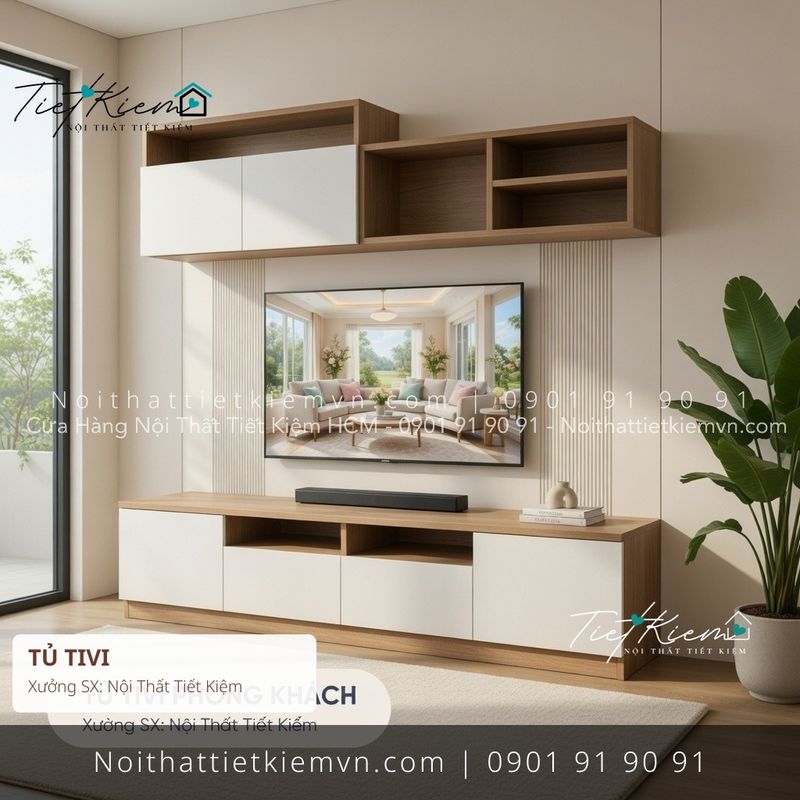 9+ tủ tivi treo tường văn phòng đẹp giá rẻ - Kệ Tủ Tivi - Nội Thất Tiết Kiệm