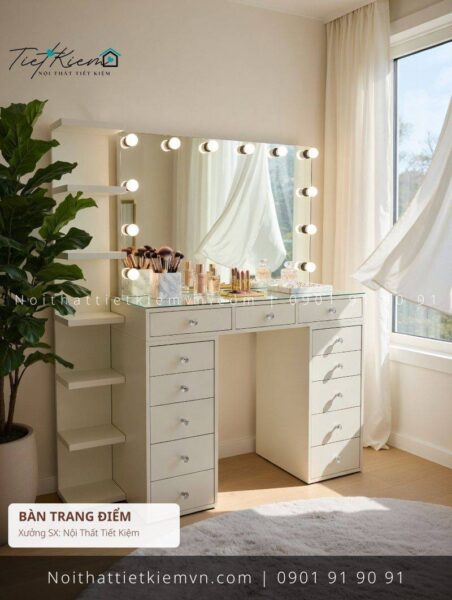 99+ bàn trang điểm MDF có ghế Tân Bình giá rẻ 1 Bàn Trang Điểm Nội Thất Tiết Kiệm HCM