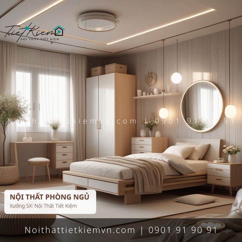 Giường Ngủ đẹp giá rẻ tại Nội Thất Tiết Kiệm HCM 99+ giường 1m6 có ghế Gò Vấp giá rẻ - Giường Ngủ - Nội Thất Tiết Kiệm