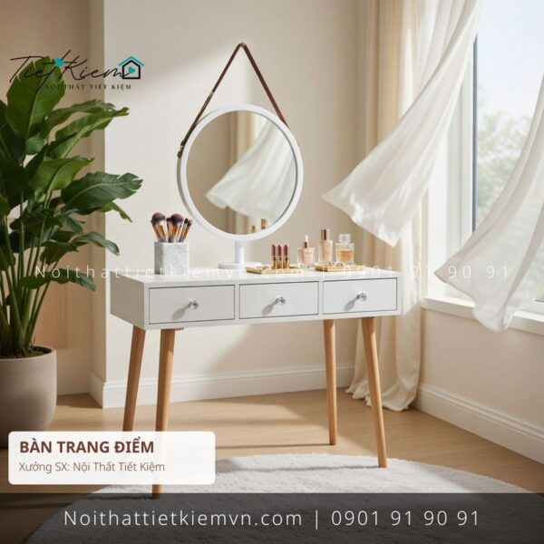 99+ mẫu bàn trang điểm cánh mở Hàn Quốc hiện đại giá rẻ 1 Bàn Trang Điểm Nội Thất Tiết Kiệm HCM