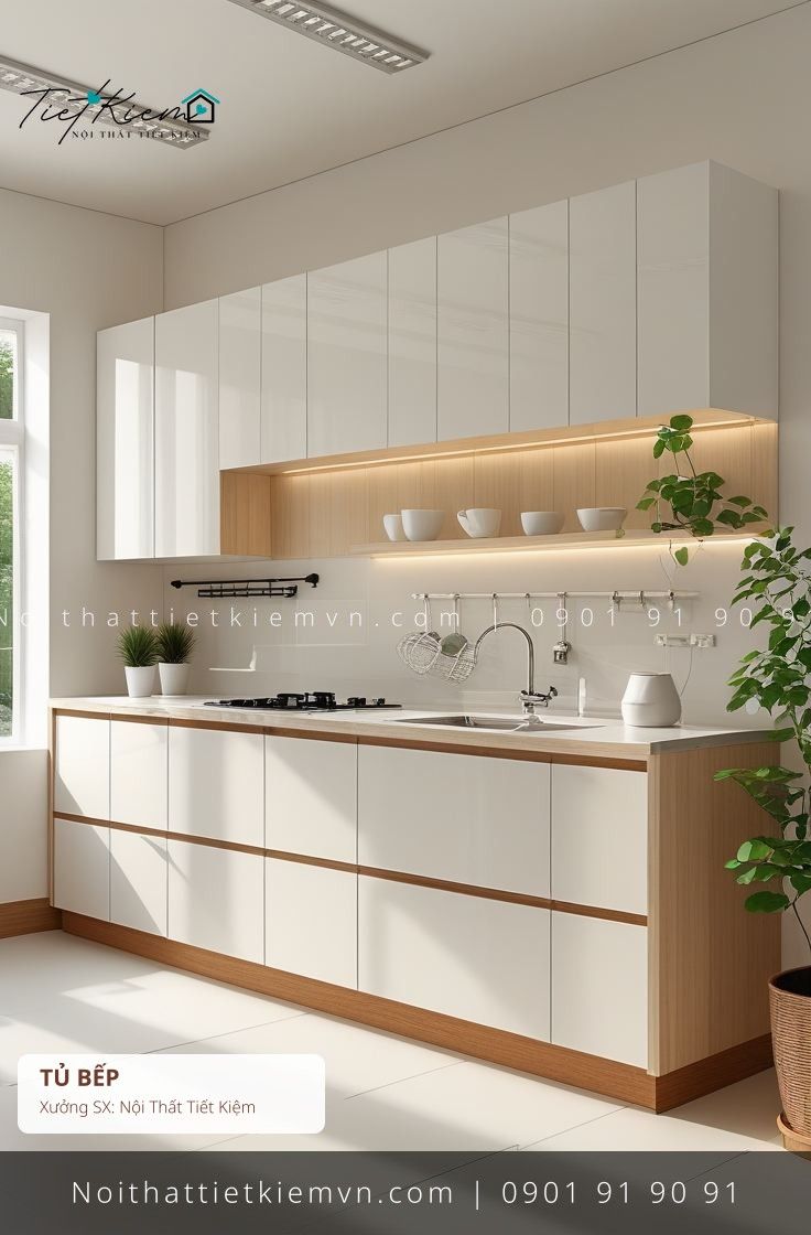 99+ mẫu tủ bếp gỗ Thủ Đức giá rẻ - Tủ Bếp - Nội Thất Tiết Kiệm