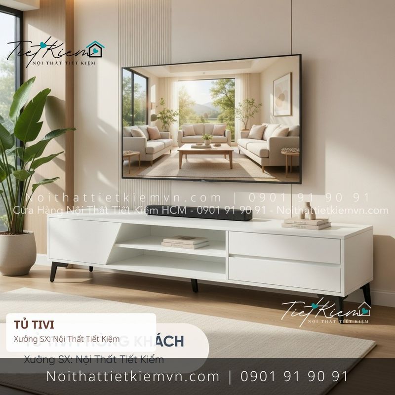 99 mẫu tủ tivi cao cấp Bình Thạnh giá rẻ - Kệ Tủ Tivi - Nội Thất Tiết Kiệm