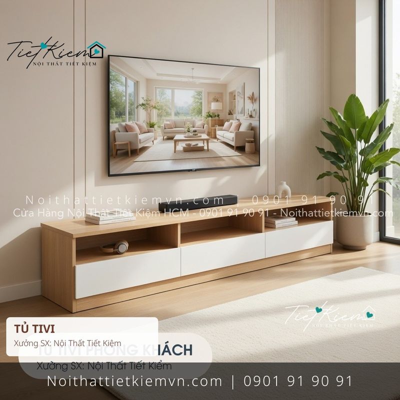 99+ mẫu tủ tivi treo tường cạnh cửa giá rẻ - Kệ Tủ Tivi - Nội Thất Tiết Kiệm