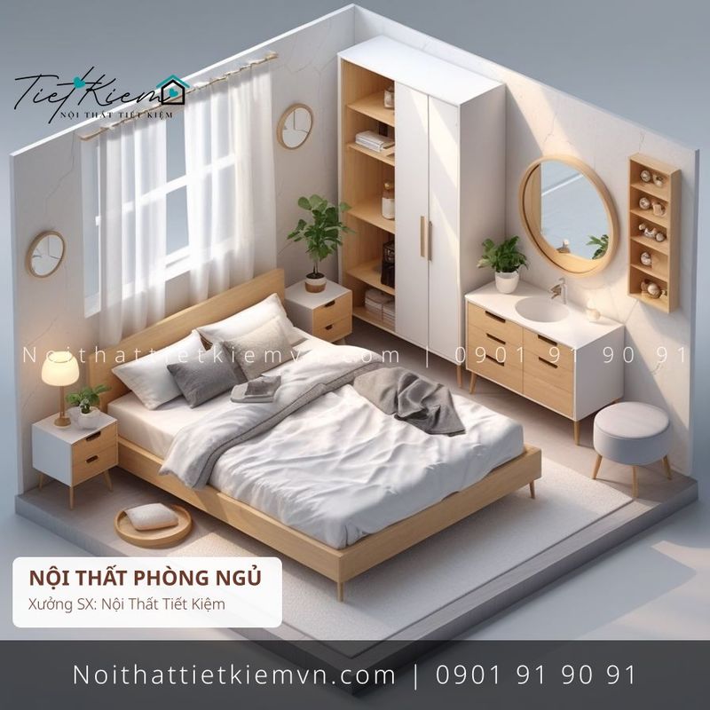 Giường Ngủ đẹp giá rẻ tại Nội Thất Tiết Kiệm HCM các mẫu giường đẹp căn hộ hiện đại giá rẻ - Giường Ngủ - Nội Thất Tiết Kiệm