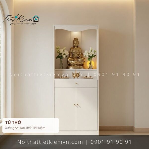các mẫu tủ thờ hiện đại giá rẻ cho nhà phố