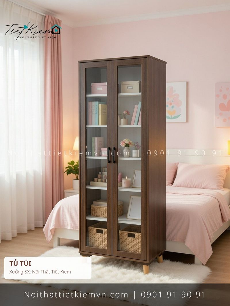 mẫu tủ túi hiển thị quận 7 giá rẻ - Tủ Túi - Nội Thất Tiết Kiệm