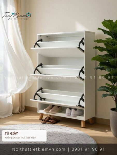 top 19 tủ giầy dép 2m giá rẻ 1 Tủ Giày Nội Thất Tiết Kiệm HCM