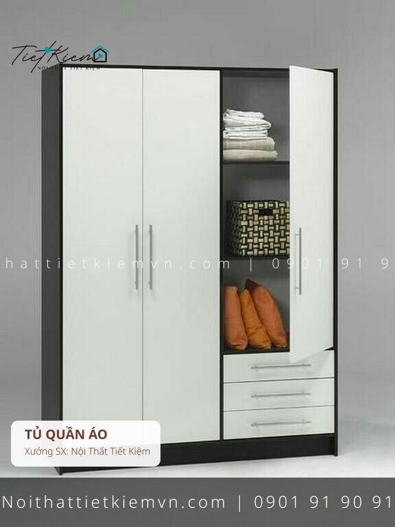 top 19 tủ quần áo minimal hiện đại giá rẻ - Tủ Quần Áo - Nội Thất Tiết Kiệm