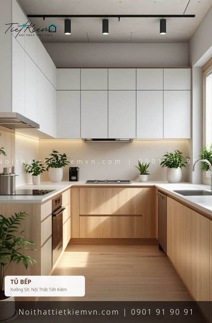 top 3 các mẫu tủ bếp đa năng hiện đại cho showroom giá rẻ - Tủ Bếp - Nội Thất Tiết Kiệm