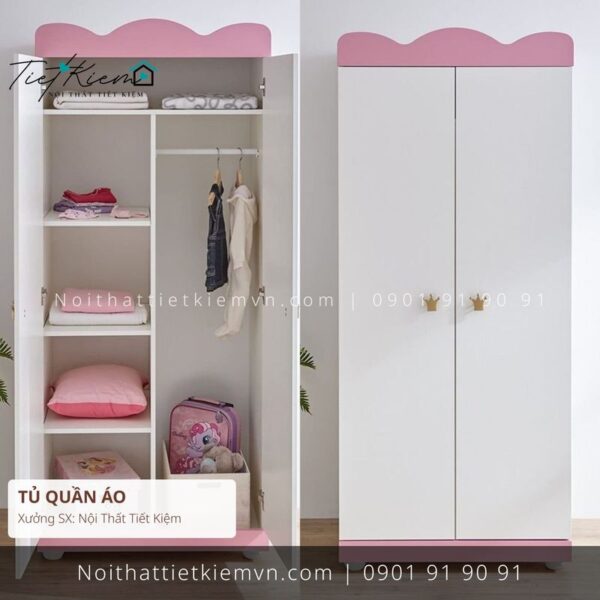 top 3 các mẫu tủ quần áo giá rẻ cao cấp cho studio