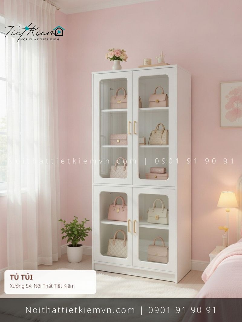 top 39 tủ túi hiển thị hiện đại cho salon giá rẻ - Tủ Túi - Nội Thất Tiết Kiệm