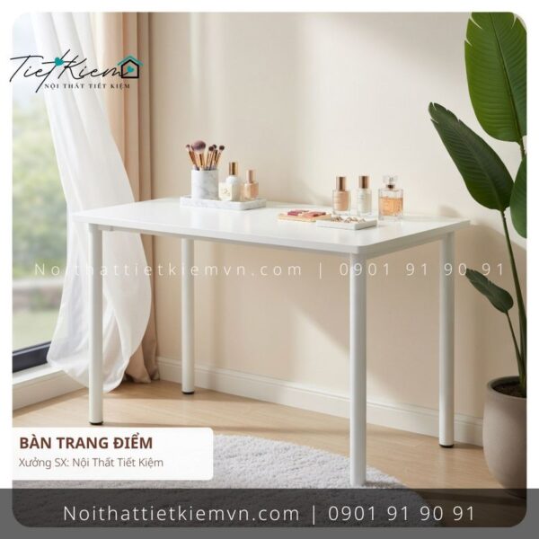 top 79 bàn trang điểm đẹp gỗ cho salon giá rẻ 1 Bàn Trang Điểm Nội Thất Tiết Kiệm HCM