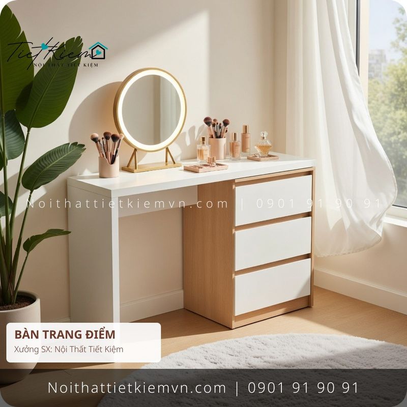top 79 các mẫu bàn trang điểm công chúa kem đẹp giá rẻ - Bàn Trang Điểm - Nội Thất Tiết Kiệm