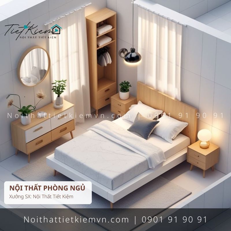 top 79 giường MDF HCM giá rẻ - Giường Ngủ - Nội Thất Tiết Kiệm