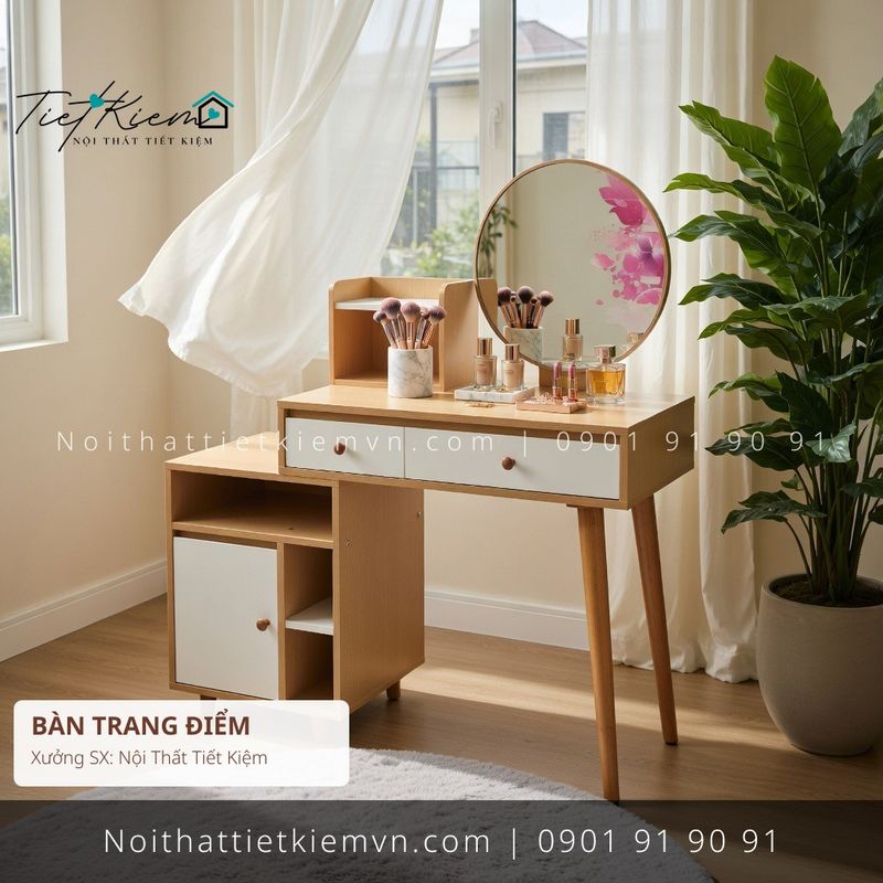 top 9 bàn trang điểm đẹp Thủ Đức đẽp giá rẻ - Bàn Trang Điểm - Nội Thất Tiết Kiệm