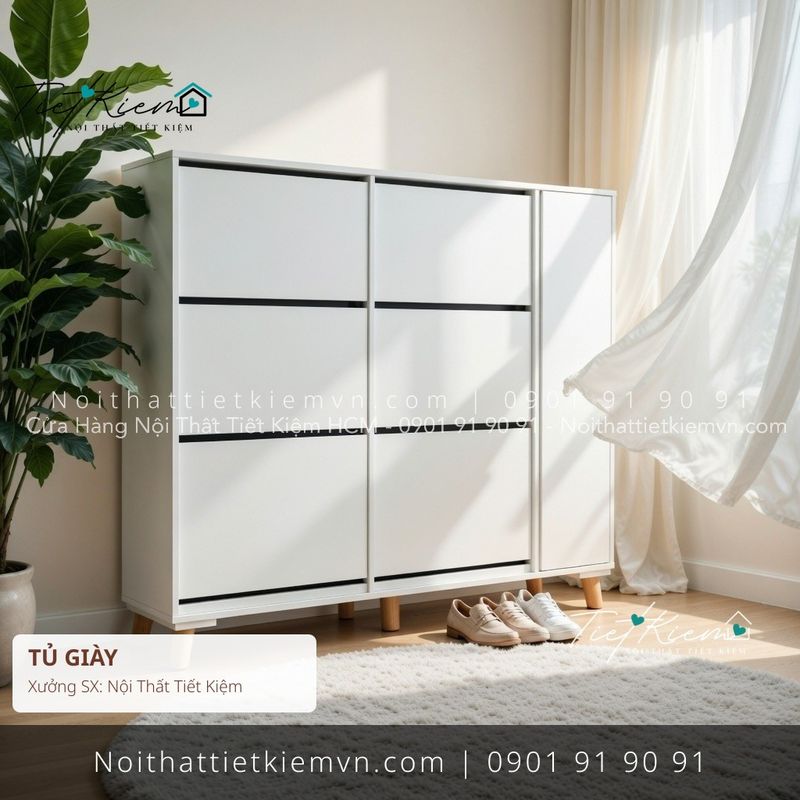Tủ Giày đẹp giá rẻ tại Nội Thất Tiết Kiệm HCM top 9 các mẫu tủ giầy cánh mở quận 11 giá rẻ - Tủ Giày - Nội Thất Tiết Kiệm