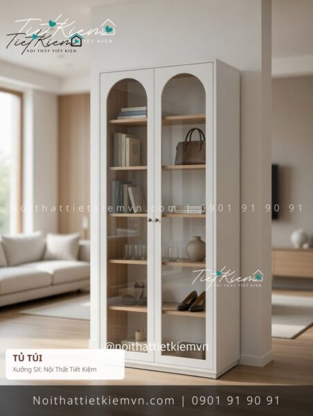 top 9 các mẫu tủ túi cánh lật cho chung cư giá rẻ 1 Tủ Túi Nội Thất Tiết Kiệm HCM