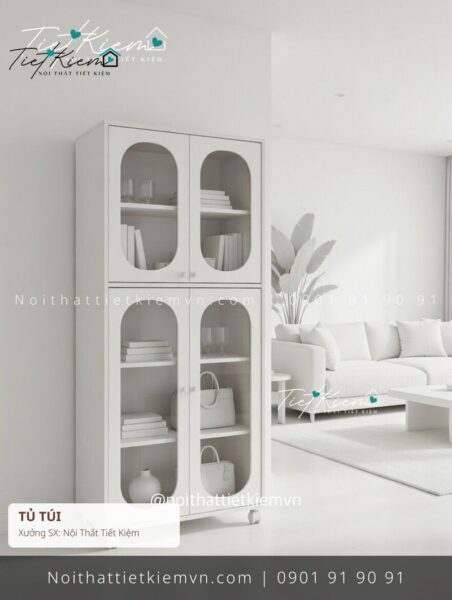 top 9 các mẫu tủ túi xách gỗ cho văn phòng giá rẻ 1 Tủ Túi Nội Thất Tiết Kiệm HCM