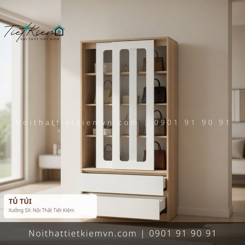 top 9 tủ túi gỗ trendy giá rẻ - Tủ Túi - Nội Thất Tiết Kiệm