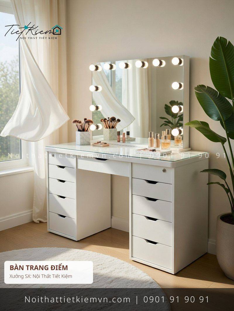 Bàn Trang Điểm đẹp giá rẻ tại Nội Thất Tiết Kiệm HCM top 99 bàn trang điểm gỗ quận 12 giá rẻ - Bàn Trang Điểm - Nội Thất Tiết Kiệm