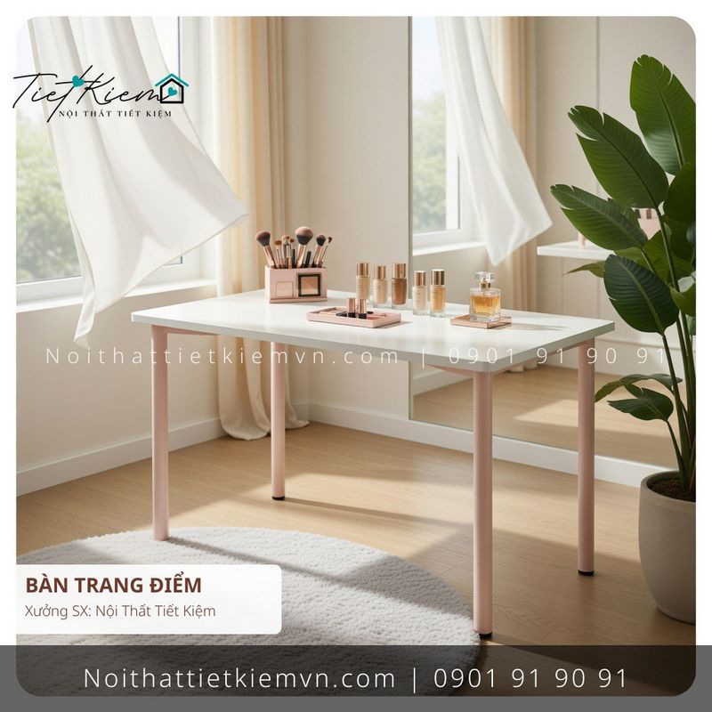 top 99 các mẫu bàn trang điểm cửa kính gỗ cho văn phòng giá rẻ - Bàn Trang Điểm - Nội Thất Tiết Kiệm