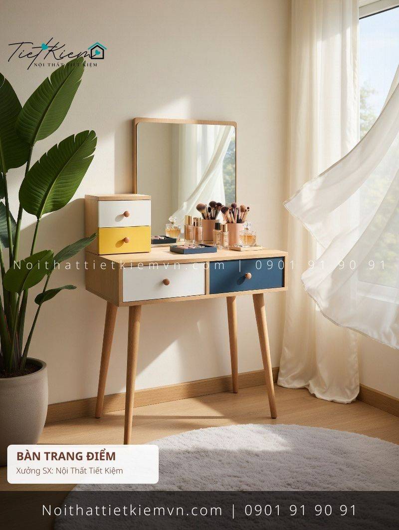 top 99 các mẫu bàn trang điểm cửa mở MDF Gò Vấp giá rẻ - Bàn Trang Điểm - Nội Thất Tiết Kiệm