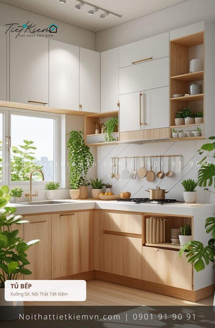 top 99 các mẫu tủ bếp cửa lùa công nghiệp giá rẻ - Tủ Bếp - Nội Thất Tiết Kiệm