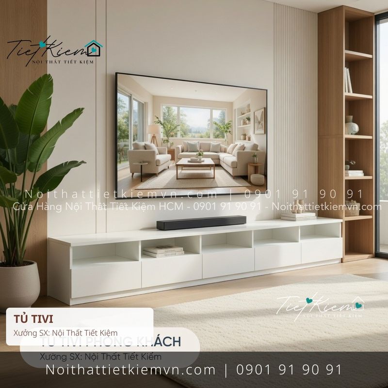 Kệ Tủ Tivi đẹp giá rẻ tại Nội Thất Tiết Kiệm HCM 19+ tủ tivi gỗ gỗ Bình Thạnh giá rẻ - Kệ Tủ Tivi - Nội Thất Tiết Kiệm