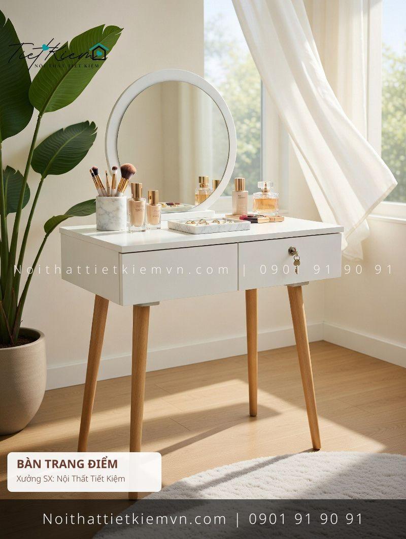 Bàn Trang Điểm đẹp giá rẻ tại Nội Thất Tiết Kiệm HCM 3 mẫu bàn trang điểm giá rẻ Japandi HCM - Bàn Trang Điểm - Nội Thất Tiết Kiệm
