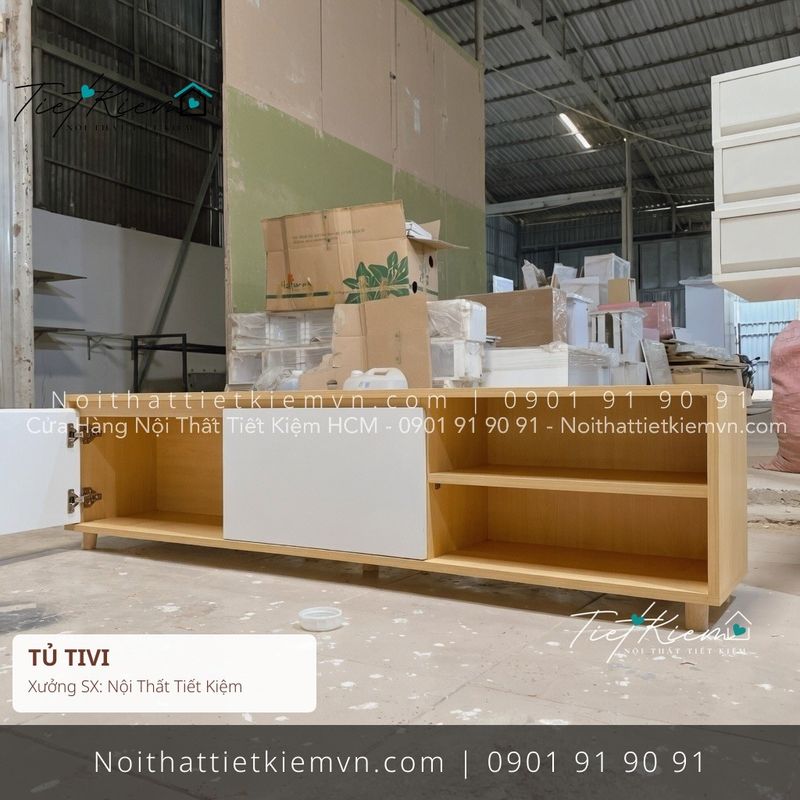 3 mẫu kệ tivi màu trắng cho nhà phố giá rẻ - Kệ Tủ Tivi - Nội Thất Tiết Kiệm