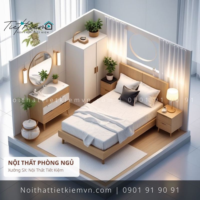 39 mẫu giường 2m showroom HCM giá rẻ - Giường Ngủ - Nội Thất Tiết Kiệm
